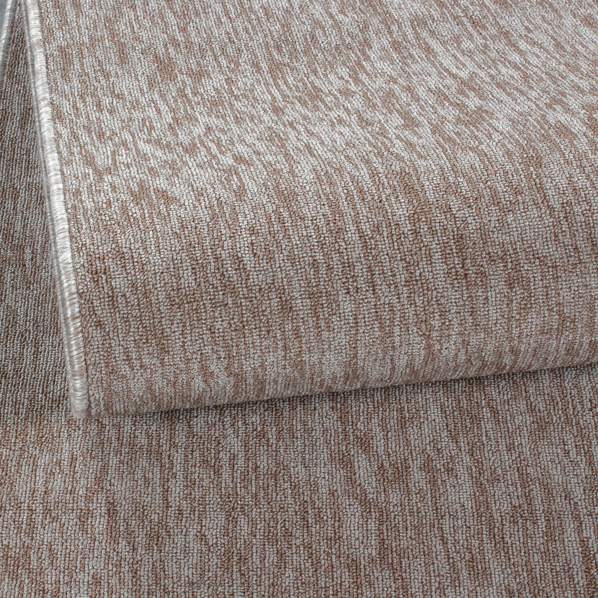 Flachwebteppich Nizza - Beige, Design, Textil (120/120cm) - Novel