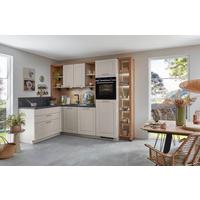 Eckküche Springfield - Sandfarben/Grasgrün, ROMANTIK / LANDHAUS, Holzwerkstoff (165/270cm) - Vertico