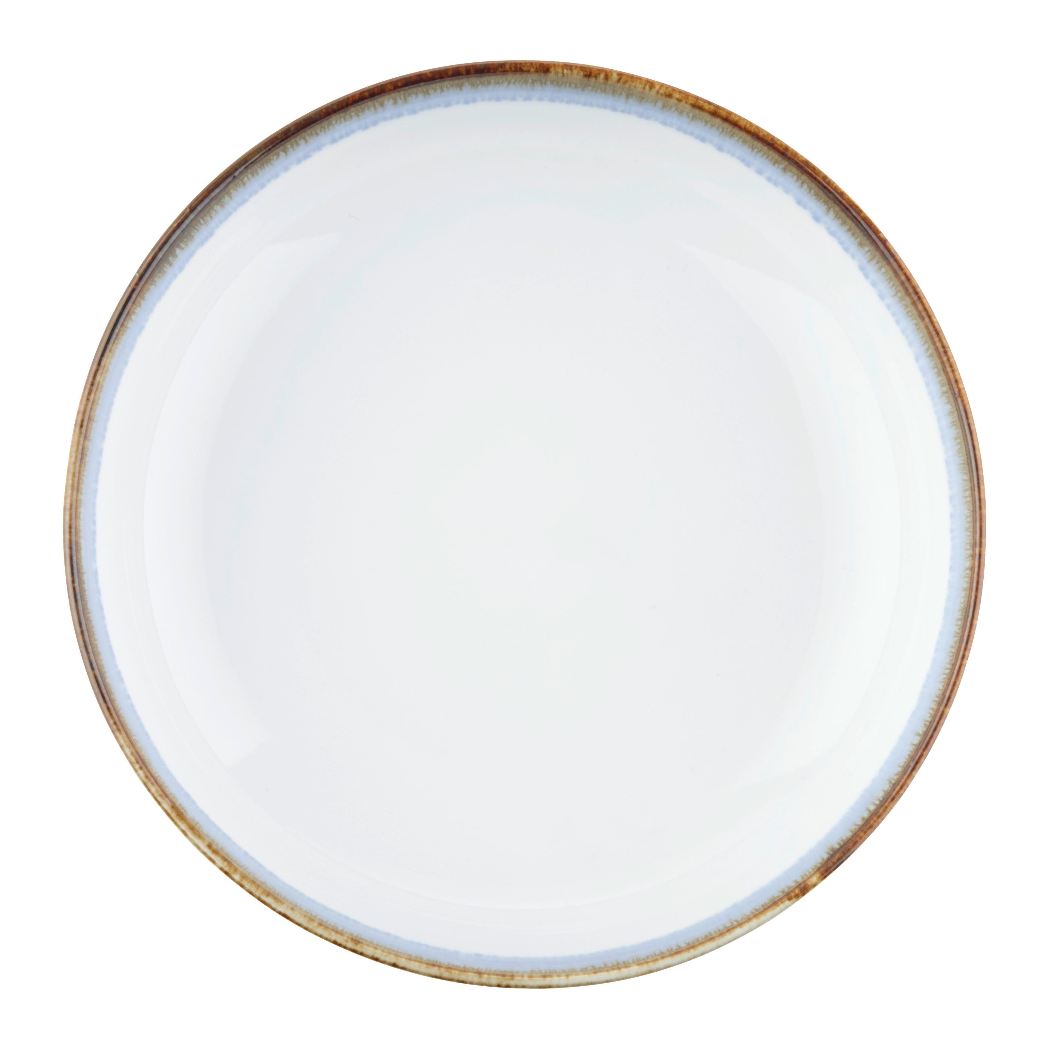 Hluboký talíř SATURN - modrá, Moderní, keramika (21cm) - Mömax