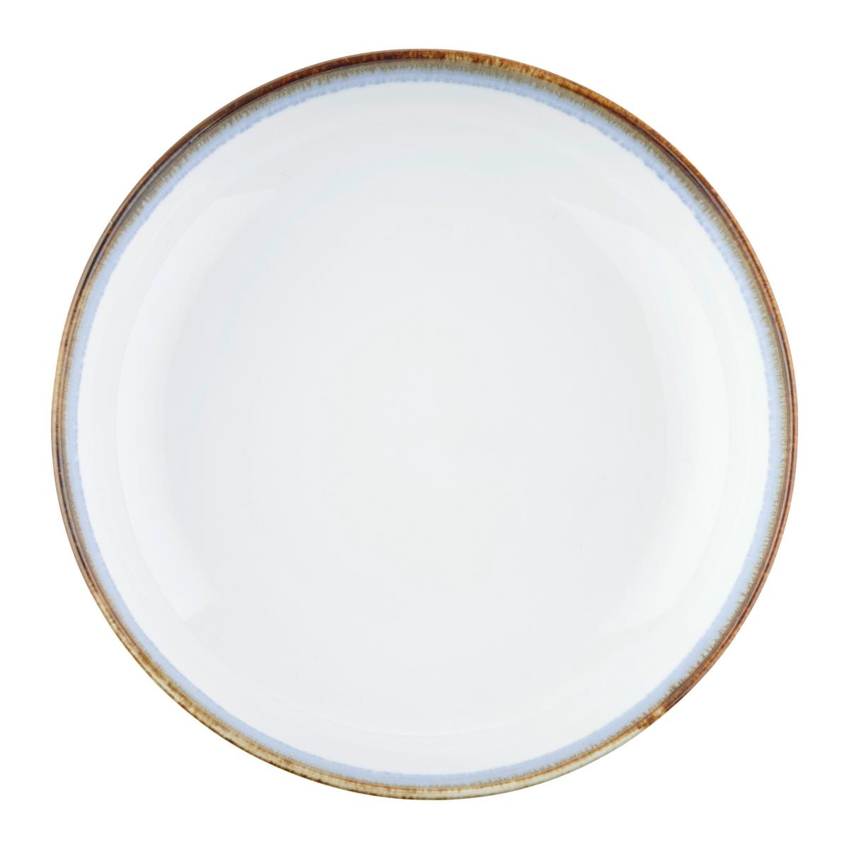 Hluboký talíř SATURN - modrá, Moderní, keramika (21cm) - Mömax