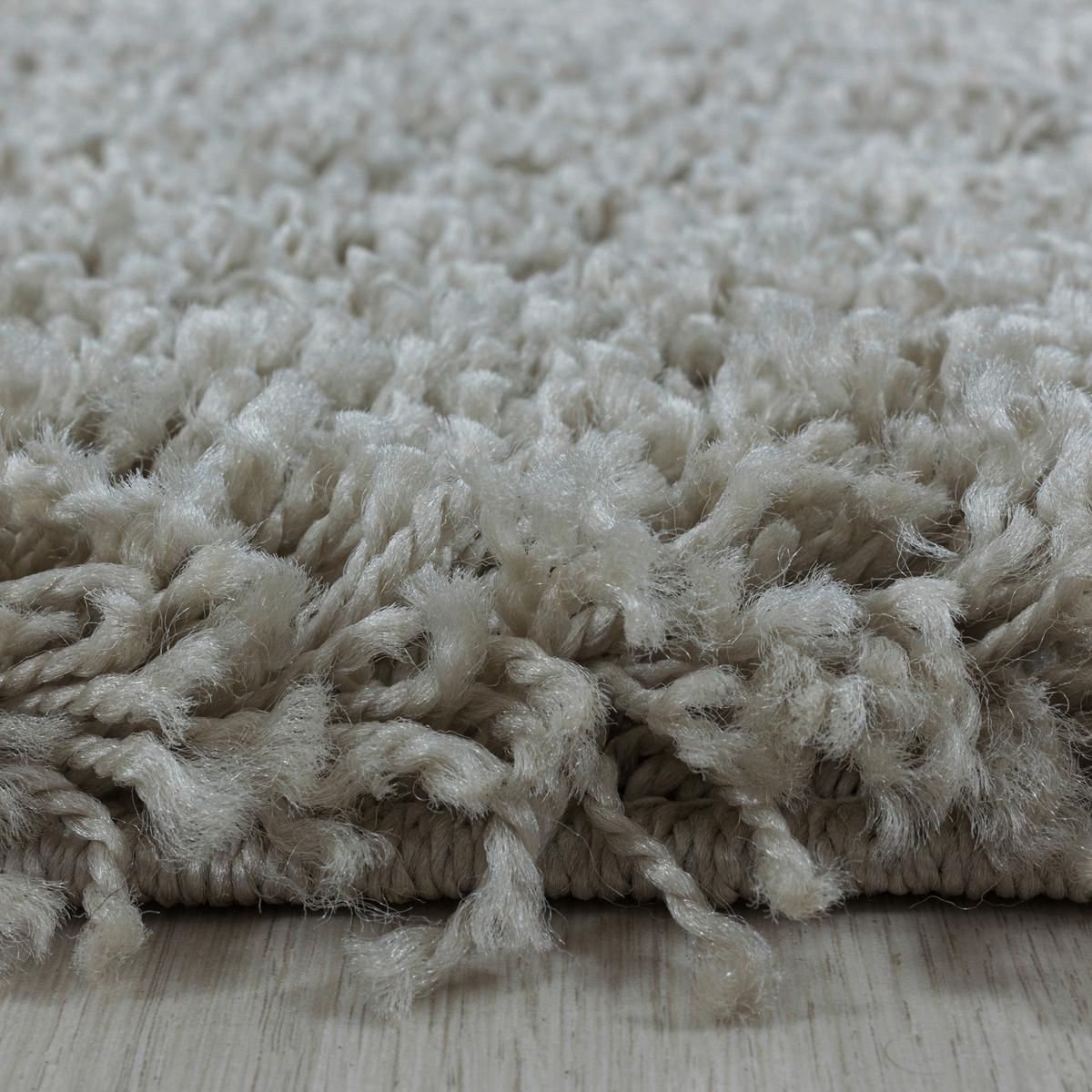 Hochflor Teppich Naturfarben Naturfaser Sydney 60x110 cm - Naturfarben, Basics, Textil (60/110cm)