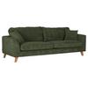 Bigsofa Rimini, Grün B: 240 cm - Buchefarben/Grün, Design, Textil (240/63/90cm) - MID.YOU