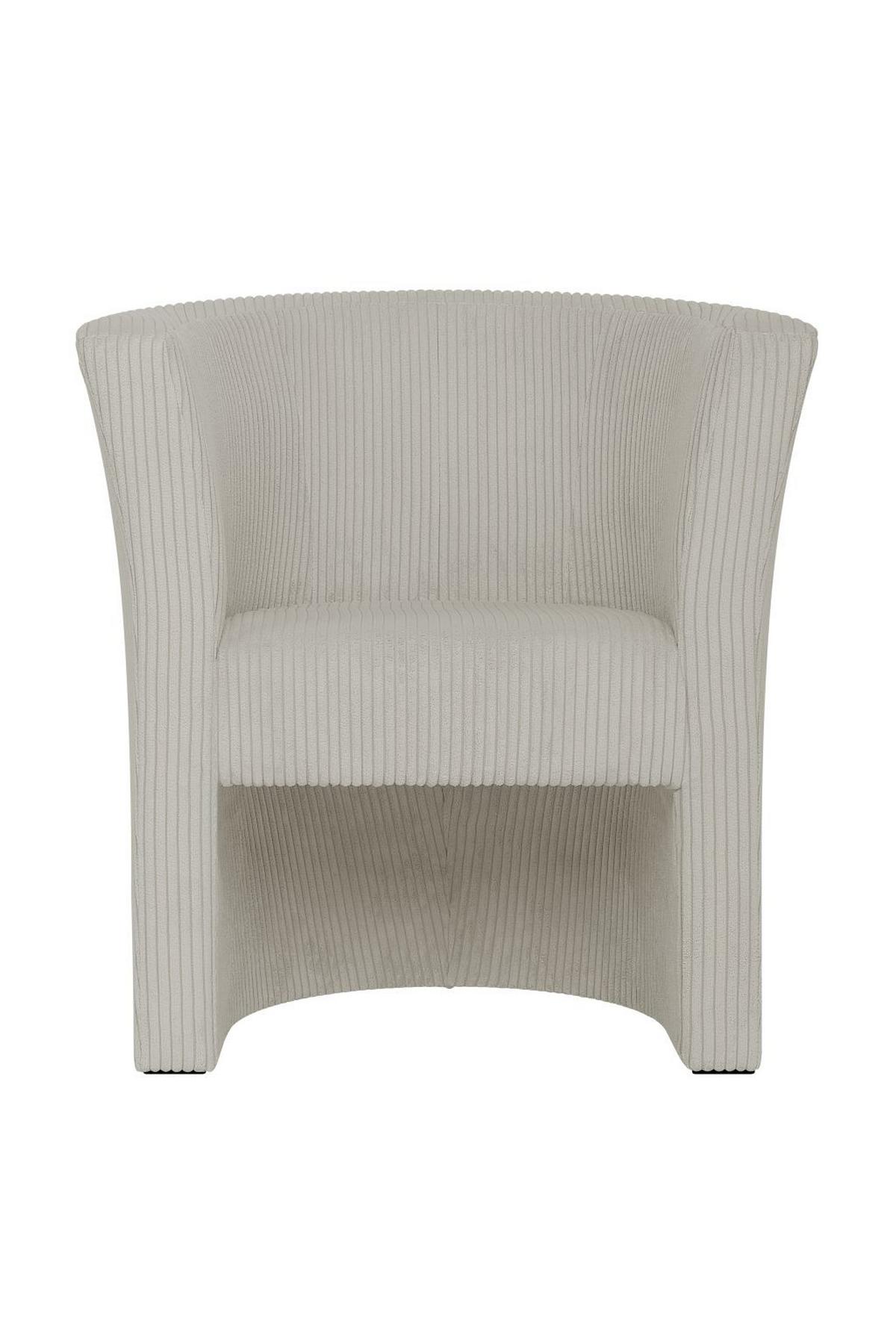 Koktailové kreslo PAUL, krémový menčester ZOOM - čierna/krémová, Konventionell, kompozitné drevo/textil (70/76/64cm) - P & B