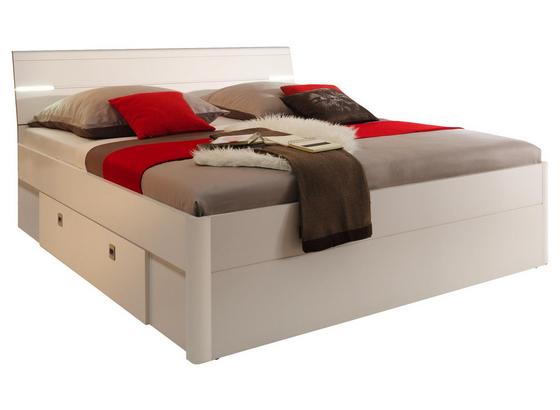 Bett Mars 140x200 Weiß - Weiß, MODERN, Holzwerkstoff (145/97/216cm) Bett Mars 140x200 Weiß - Weiß, MODERN, Holzwerkstoff (145/97/216cm)