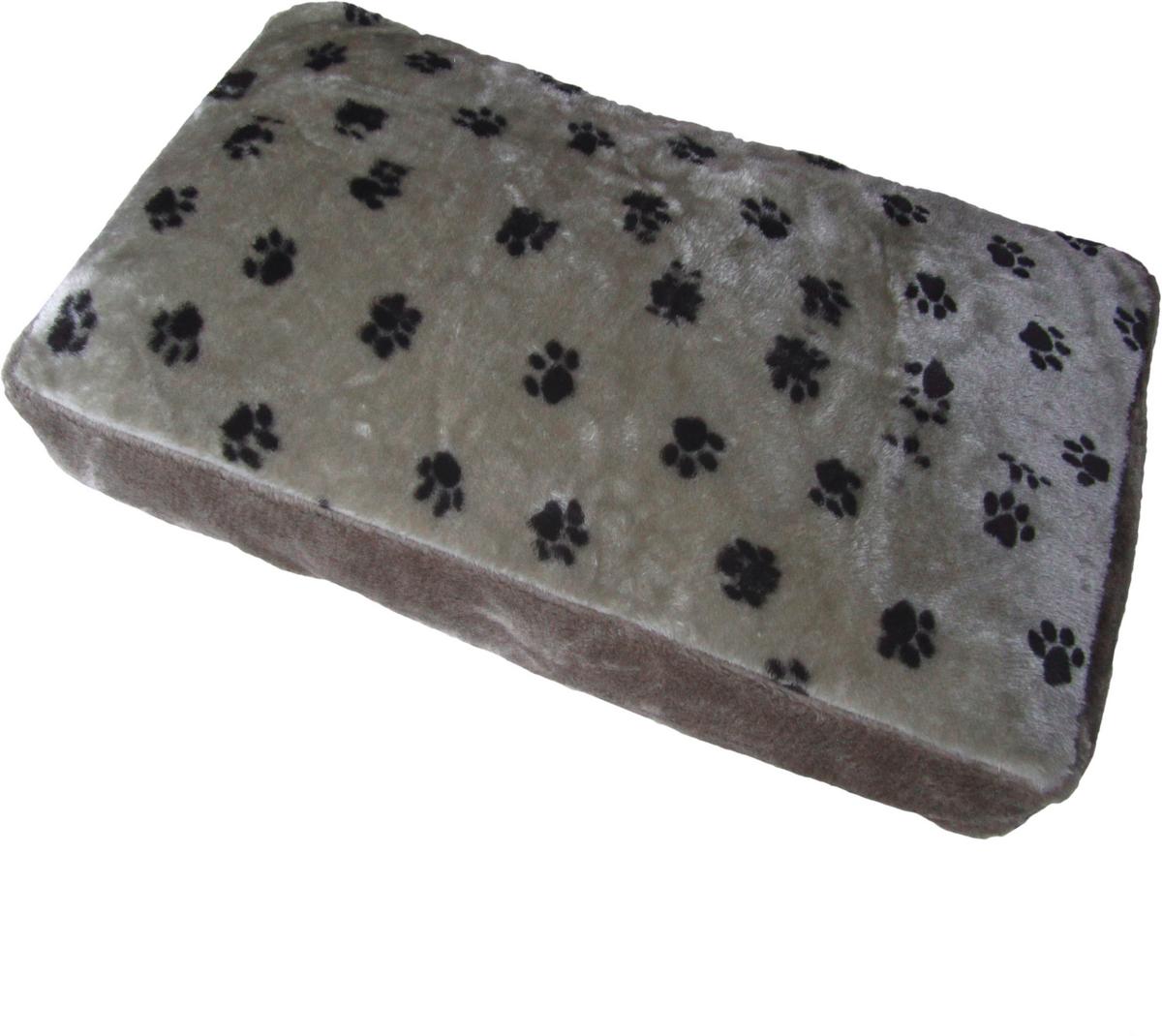 Hundekissen Silvio LxBxH: 75x120x8 cm Grau - Grau, KONVENTIONELL, Textil (75/120/8cm) - MID.YOU