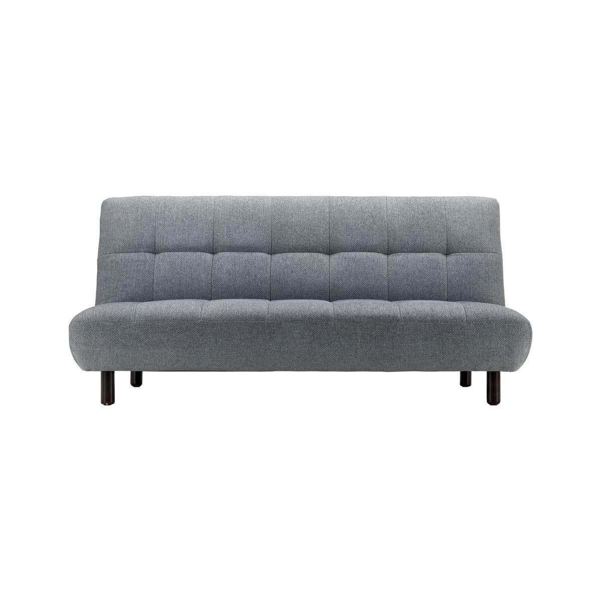 Rozkladacia pohovka Camilla svetlosivá - svetlosivá/tmavohnedá, Modern, drevo/textil (186/90/106cm) - Bessagi Home