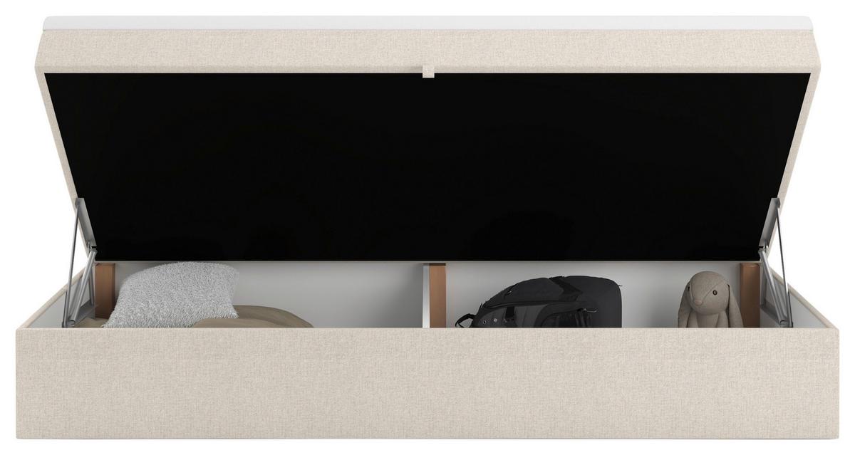 Heverő Taco 90/200cm - bézs, Konventionell, műanyag/faalapú anyag (90/200cm)