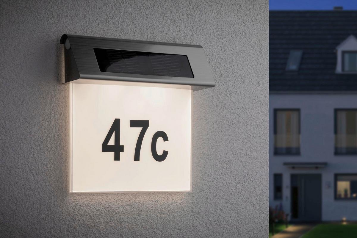 Led Außenleuchte 0,2 Watt, Edelstahl - Edelstahlfarben/Weiß, Basics, Metall (23/22/6cm) - Paulmann