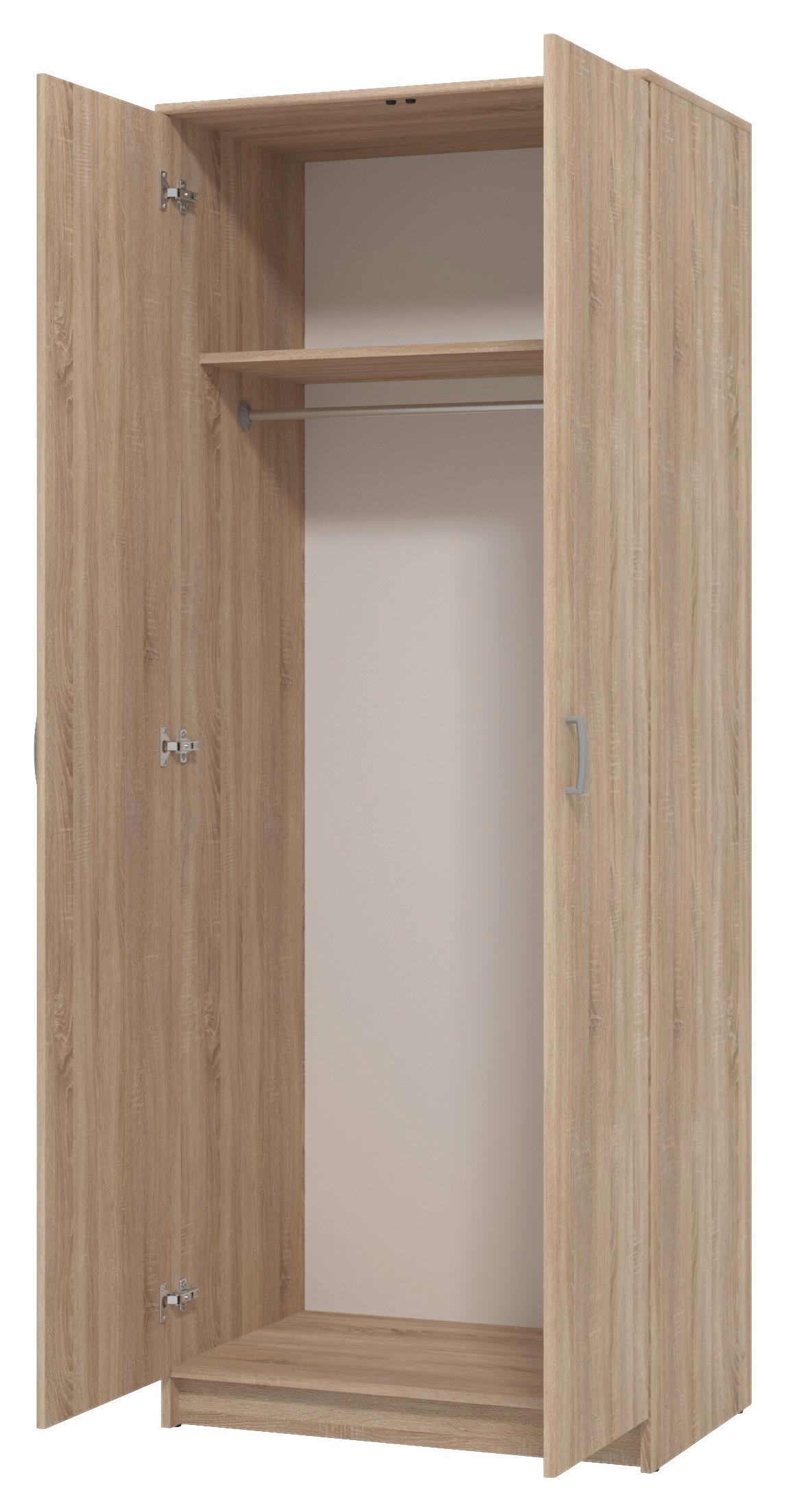 Nyílóajtós Szekrény Hana 80/205 Cm *TOP ÁR* - Basics (80/205/52cm) - Best Price