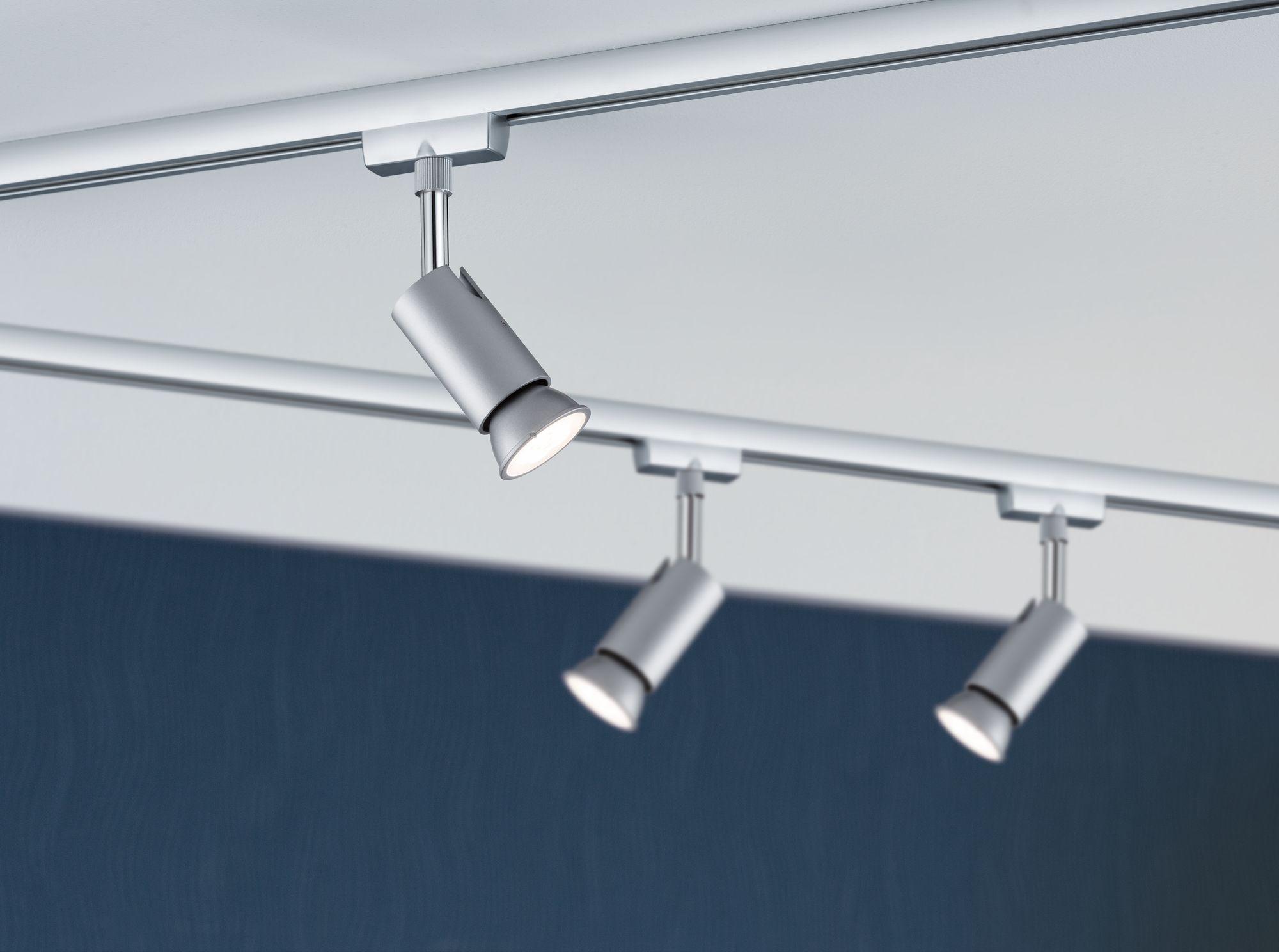 Schienensystem Urail Strahler 95329 LED-Spotkopf Schwenkbar - Chromfarben, Design, Metall (5.8/11/6.6cm) - Paulmann