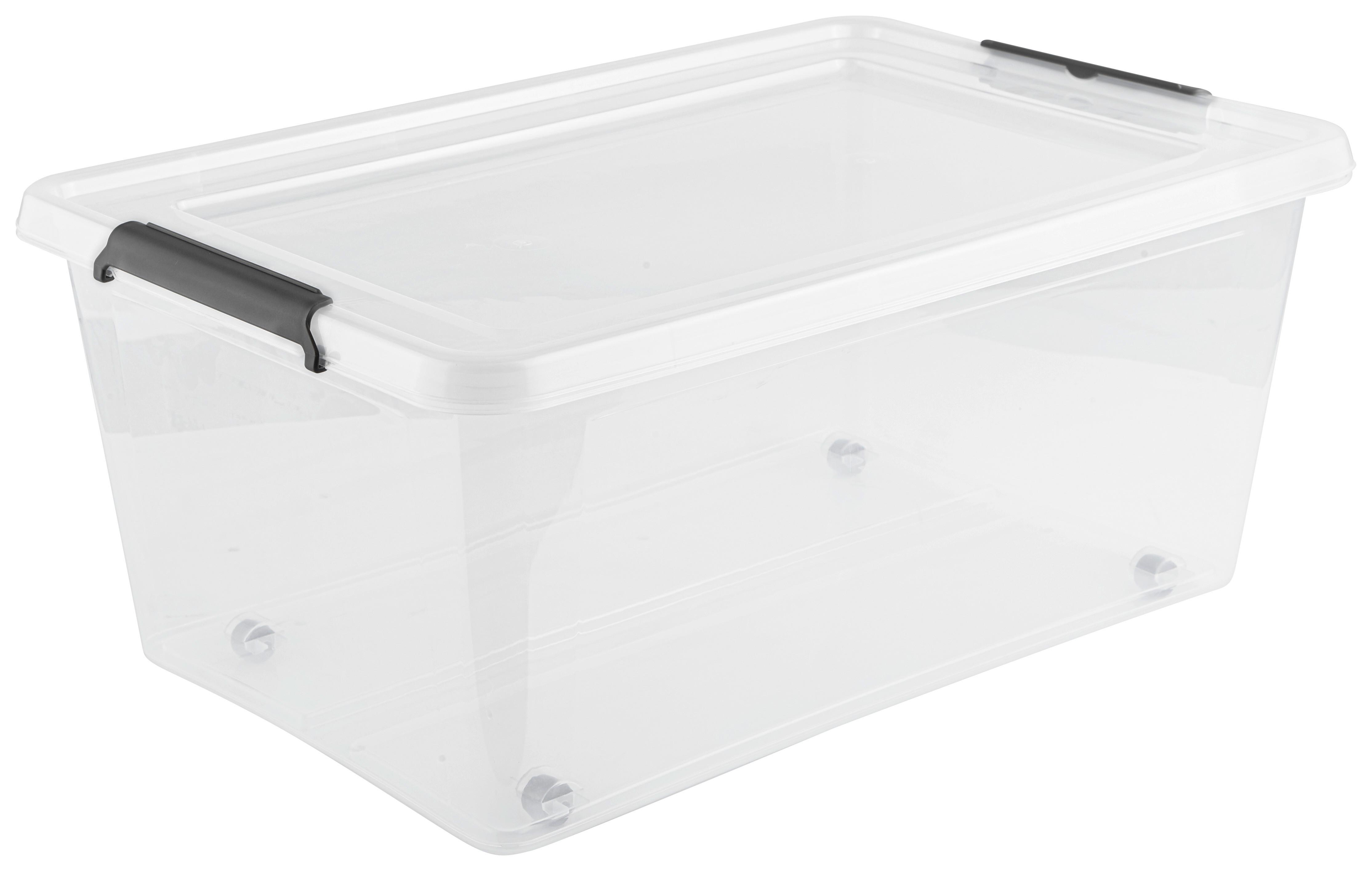 Box S Krytom Bruno - Ca. 40l - priehľadné, plast (58/39/25cm)