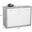 Kommode Mallorca - Eichefarben/Silberfarben, MODERN, Holzwerkstoff (132/90/35cm) Kommode Mallorca - Eichefarben/Silberfarben, MODERN, Holzwerkstoff (132/90/35cm)