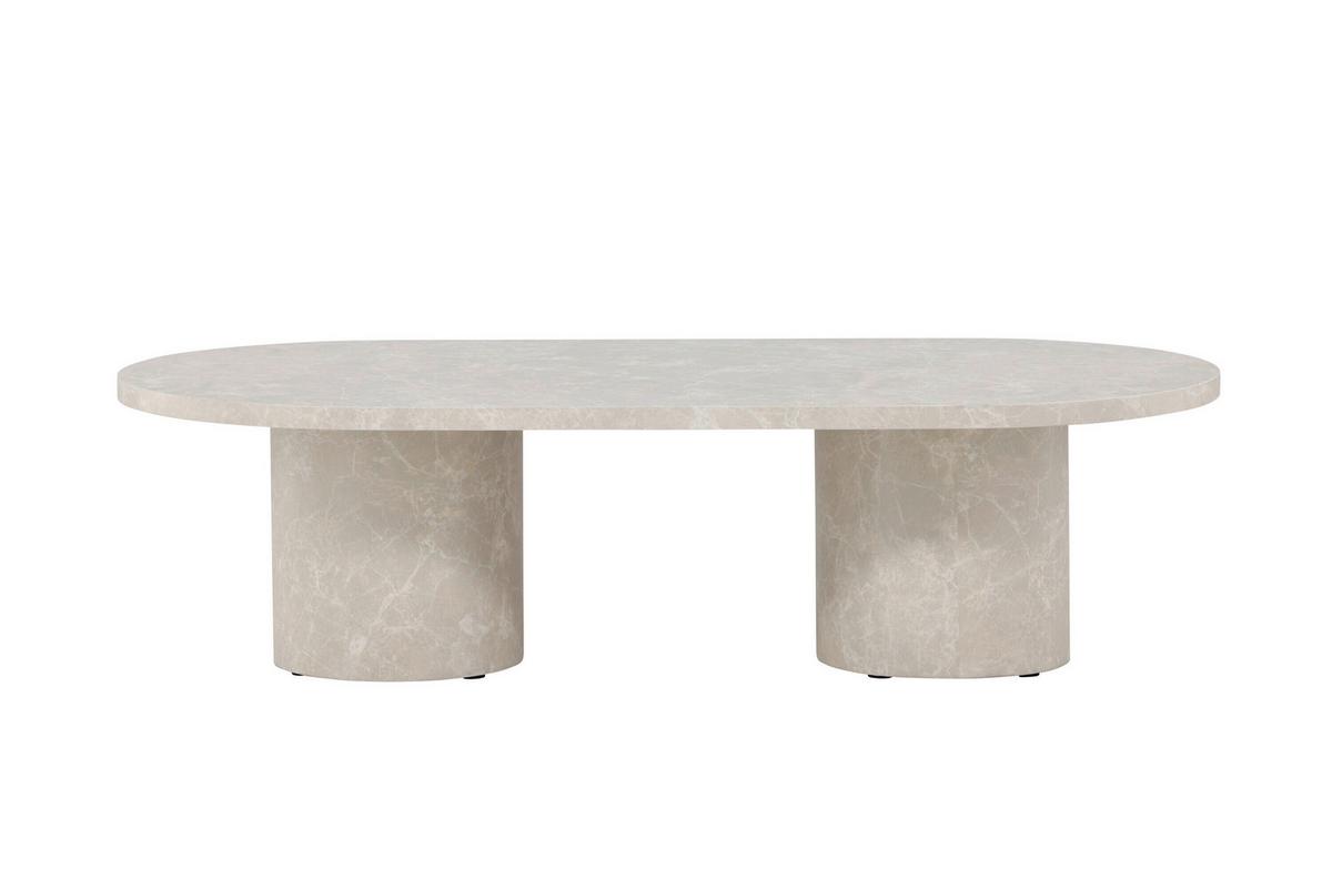 Couchtisch Narvik Beige  L: 120 cm - Beige, MODERN, Holz (120/60/33cm) - Livetastic