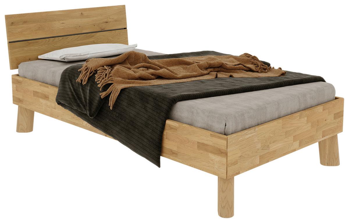 Bett Como Naturfarben 100x200cm - Naturfarben, MODERN, Holz (100/200cm) - MID.YOU