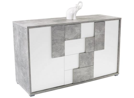 Komoda Daniel - sivá/biela, Moderný, kompozitné drevo (150/82/45cm) Komoda Daniel - sivá/biela, Moderný, kompozitné drevo (150/82/45cm)