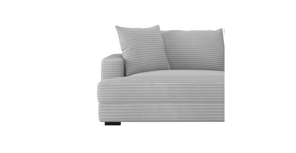 Megasofa Pelle-Megasofa - Wengefarben/Hellgrau, Trend, Textil (261/124cm) - Luca Bessoni