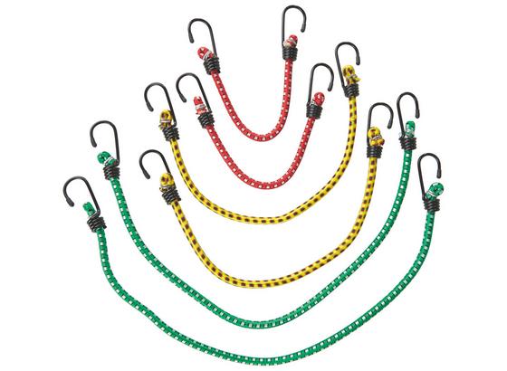 Gepäcksspanner 6 teilig - Gelb/Rot, KONVENTIONELL, Kunststoff/Metall Gepäcksspanner 6 teilig - Gelb/Rot, KONVENTIONELL, Kunststoff/Metall