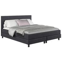 Boxbett mit Topper Andorra 140x200 cm Dunkelblau - Schwarz/Dunkelblau, MODERN, Holz/Holzwerkstoff (140/200cm) - MID.YOU