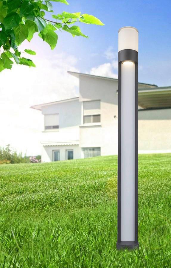 Led Außenleuchte Nexa 12,2 Watt Kunststoff - Klar/Opal, Basics, Kunststoff/Metall (11/110cm) - Globo
