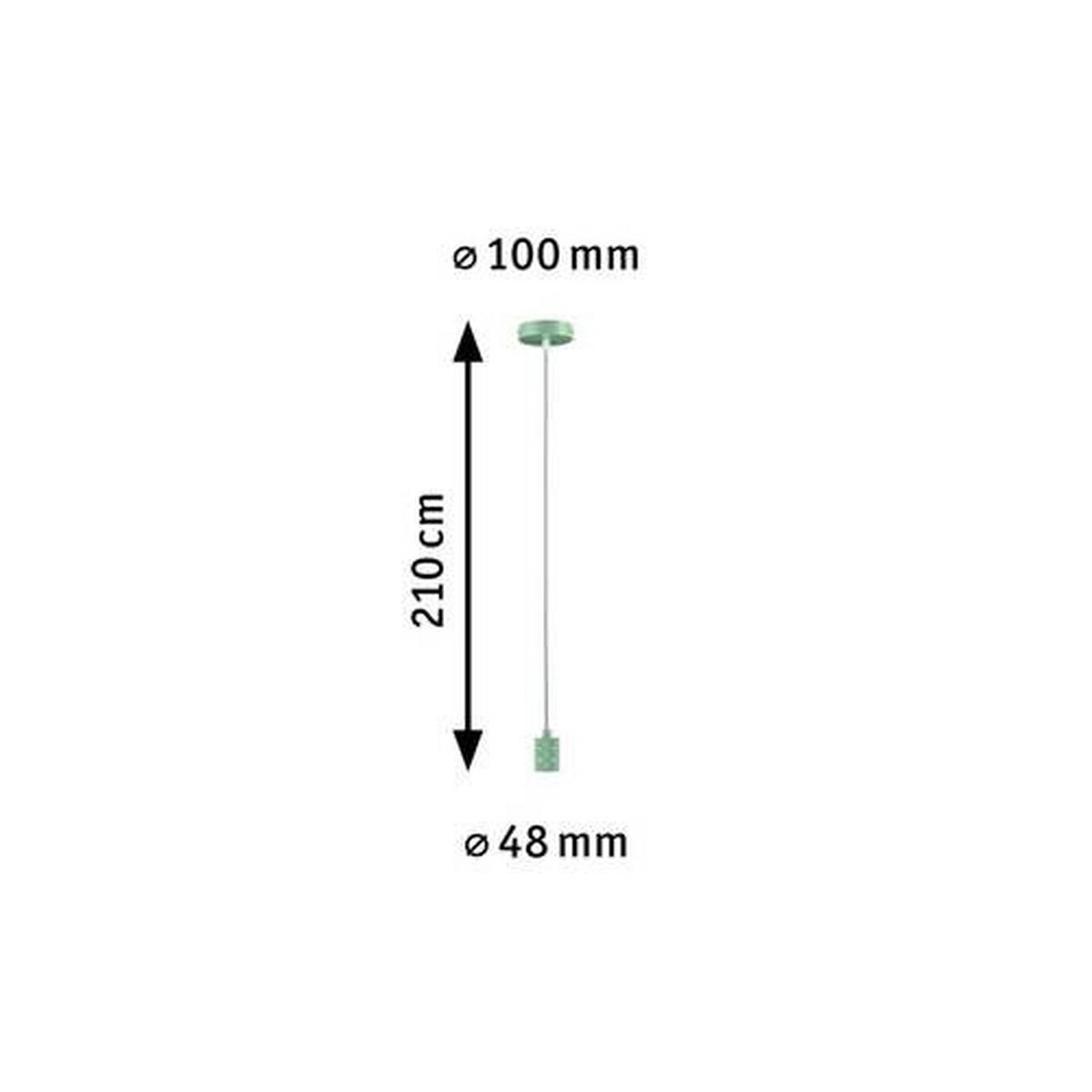 Hängeleuchte H: ca. 100 cm 1-Flammig - Basics (10,0cm) - Paulmann