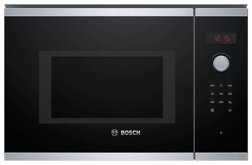 Beépíthető Mikrohullámú Sütő Bfl553ms0 - ezüst/fekete, Basics - Bosch
