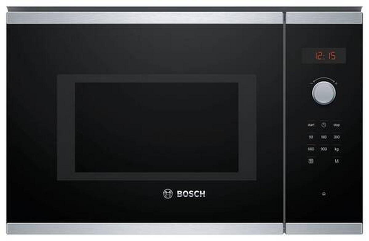 Beépíthető Mikrohullámú Sütő Bfl553ms0 - ezüst/fekete, Basics - Bosch