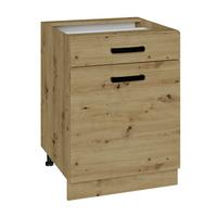 Konyai Alsószekrény Sabine 60 - Artisan tölgy, Modern (60/82cm) - Best Price