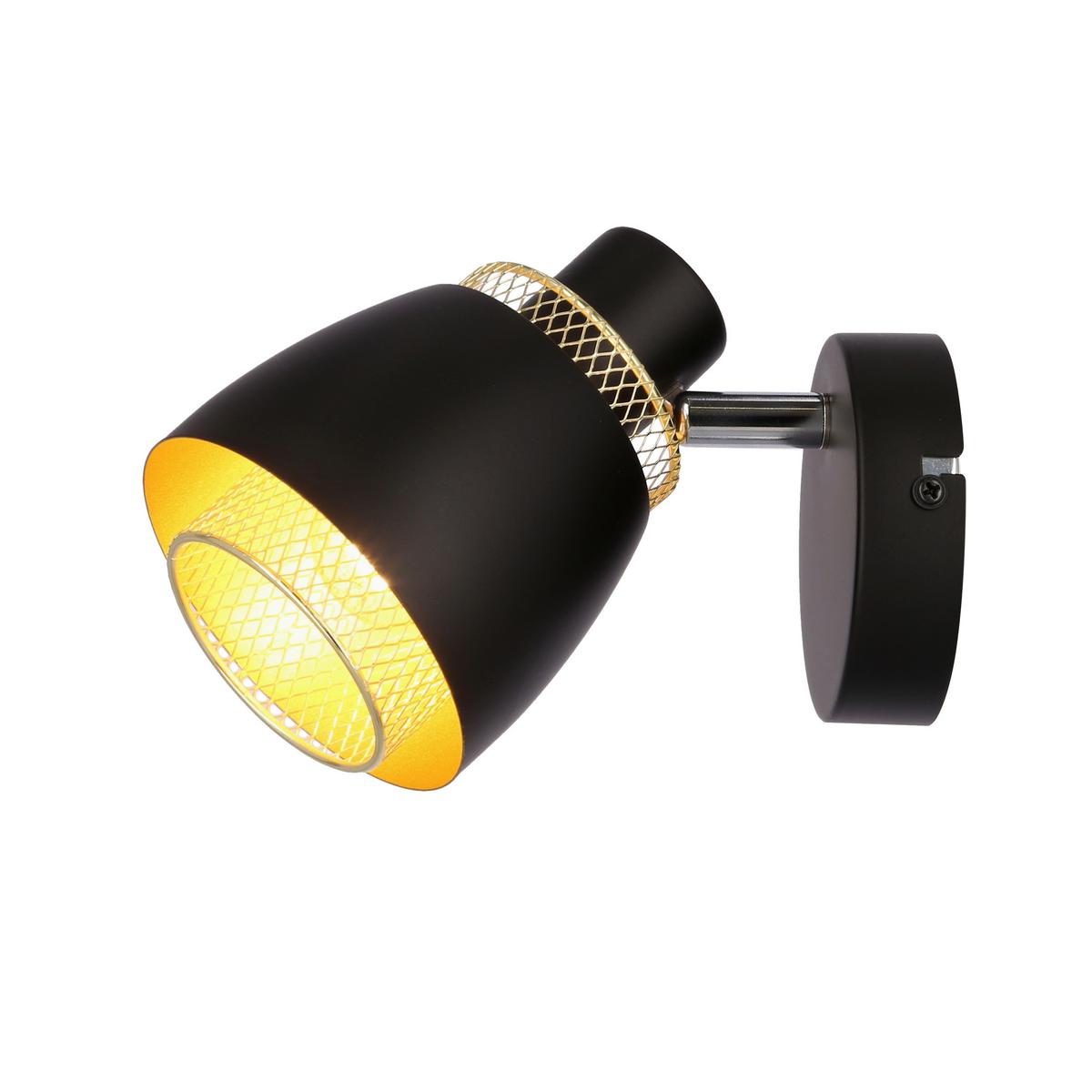 Strahler 41-13774 Aleksandria - Goldfarben/Schwarz, Design, Metall (16.5/10/12cm)