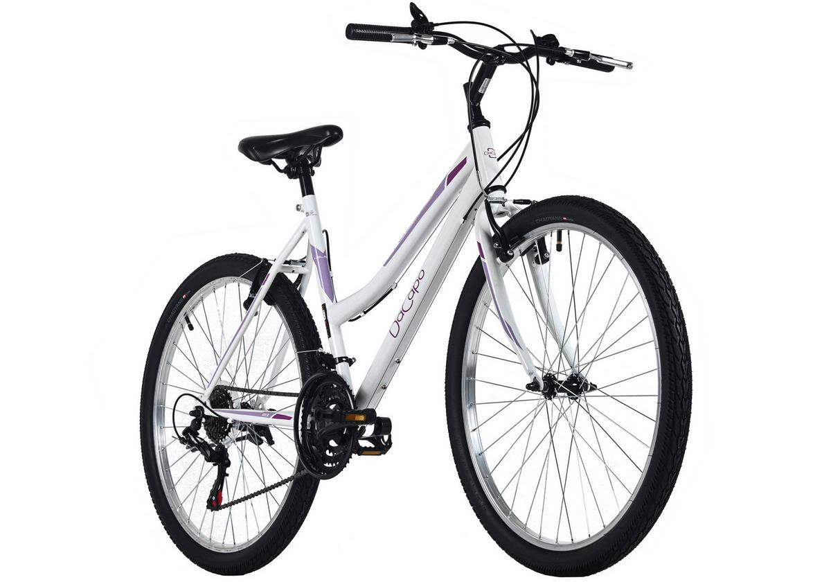 Mountainbike Damen 26 Zoll - Weiß, Basics, Metall (25/140/60cm)