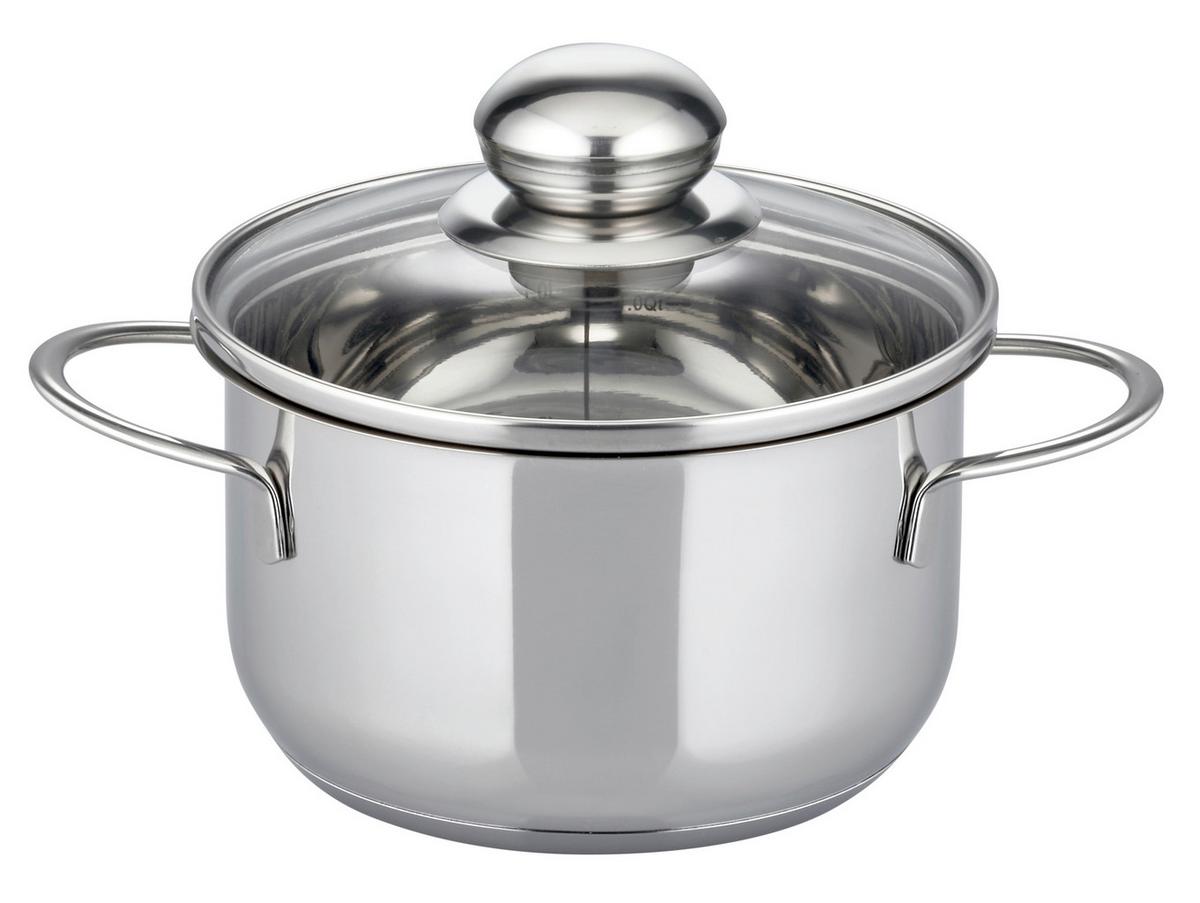 Kochtopfset Prima Tavola 22820 - Edelstahlfarben, Basics, Metall