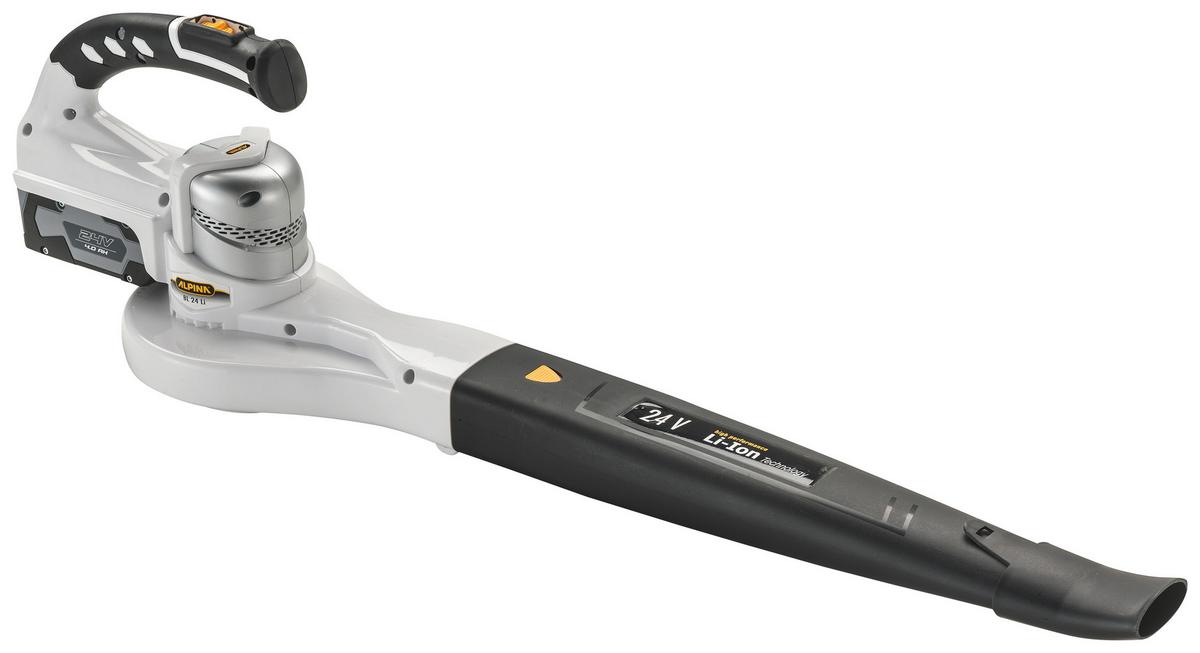 Laubsauger Bla 24 Li Alpina 158,4 Km/h Akkubetrieb 280 W - Schwarz/Weiß, MODERN, Kunststoff (85cm) - Alpina 5849