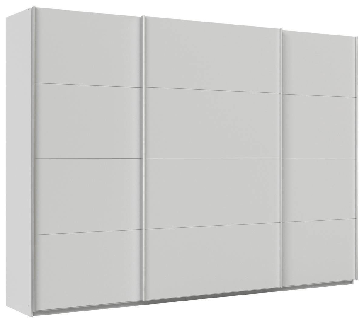 Tolóajtós Szekrény Feldkirch 315/229 Cm - világosszürke, Modern, faalapú anyag (315/229/62cm)