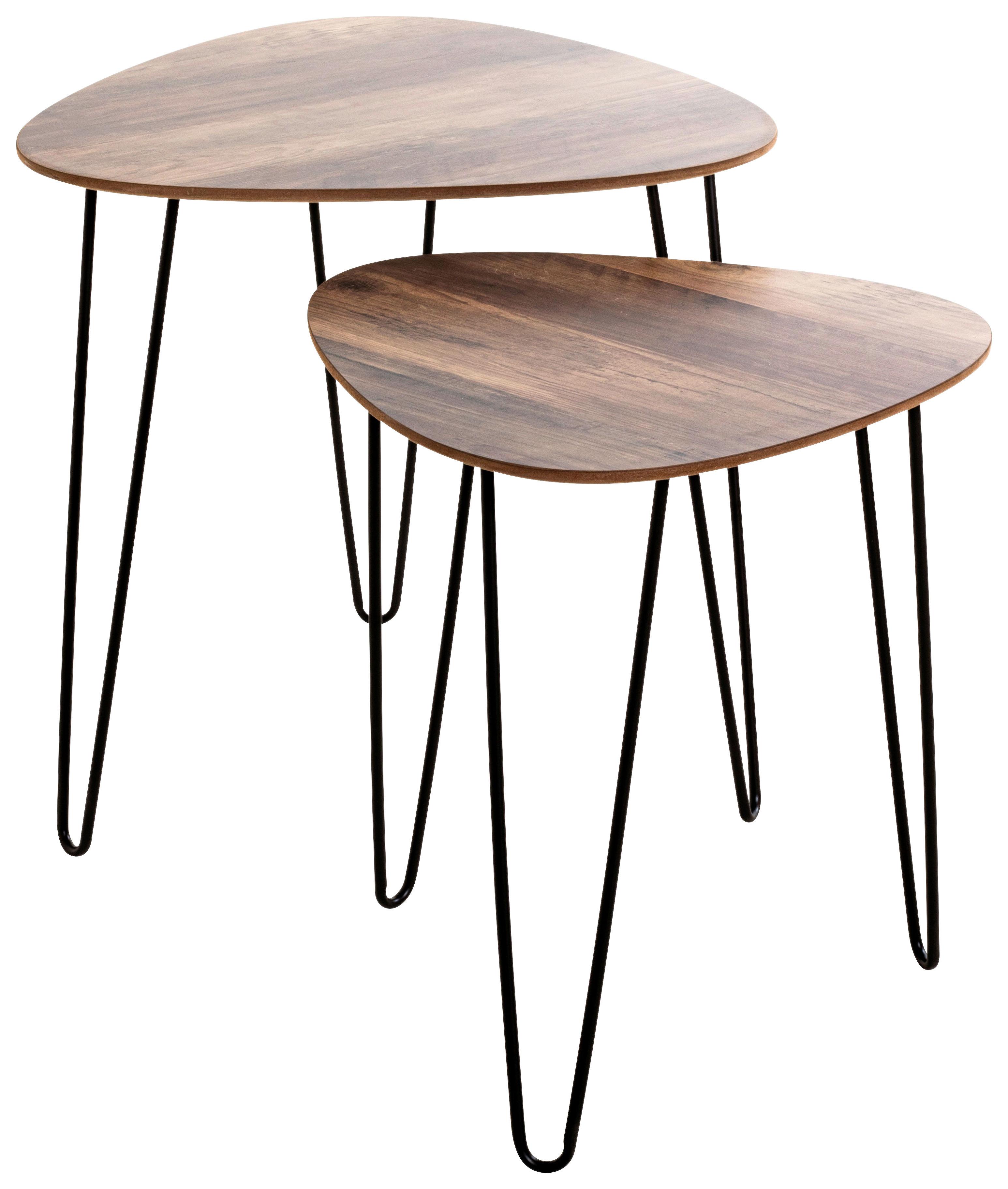modernes Design in Eiche Dunkel Dekor und Schwarz