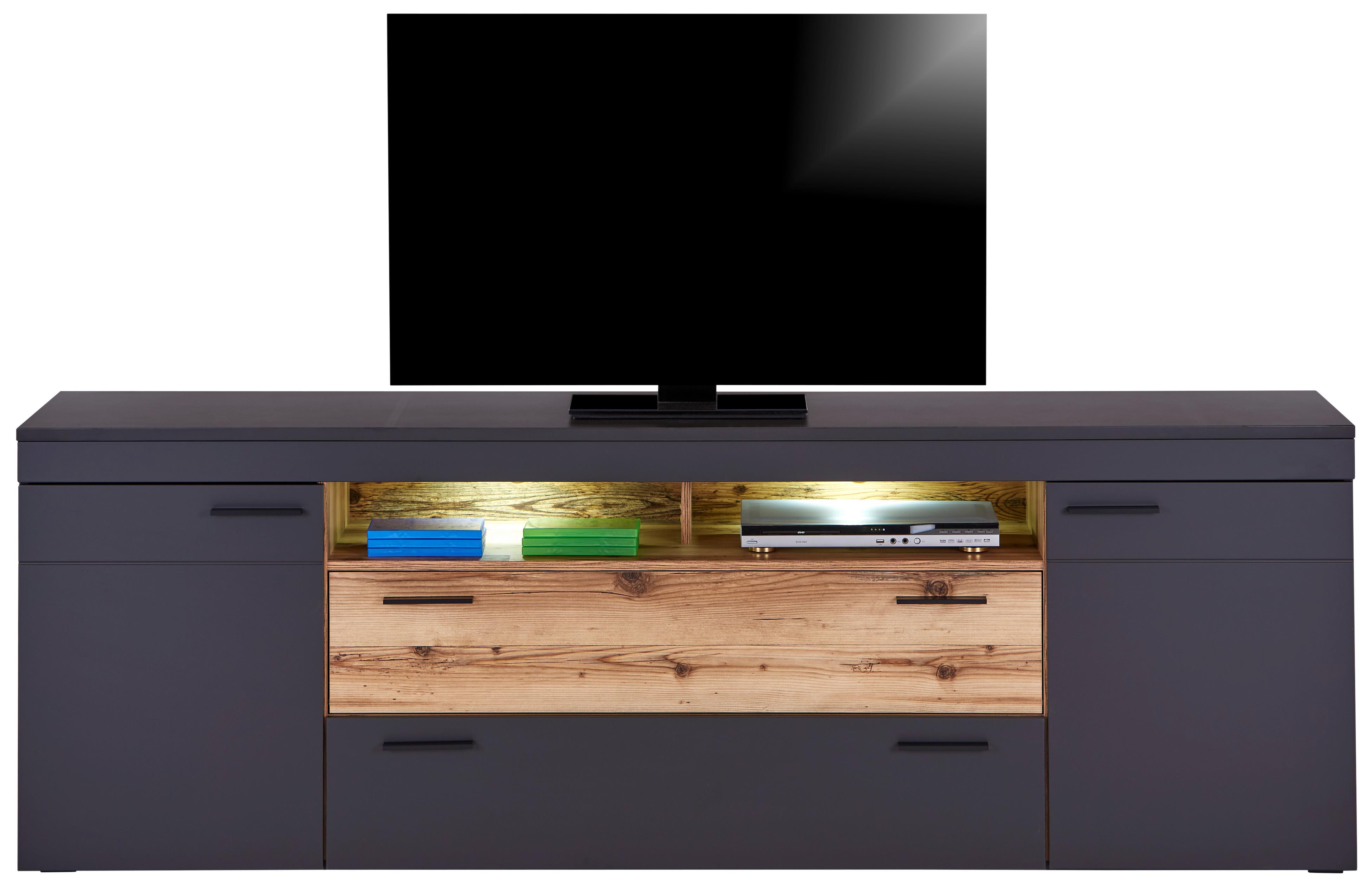Tv Diel Henry - Moderný, kompozitné drevo/plast (220/75/47cm)