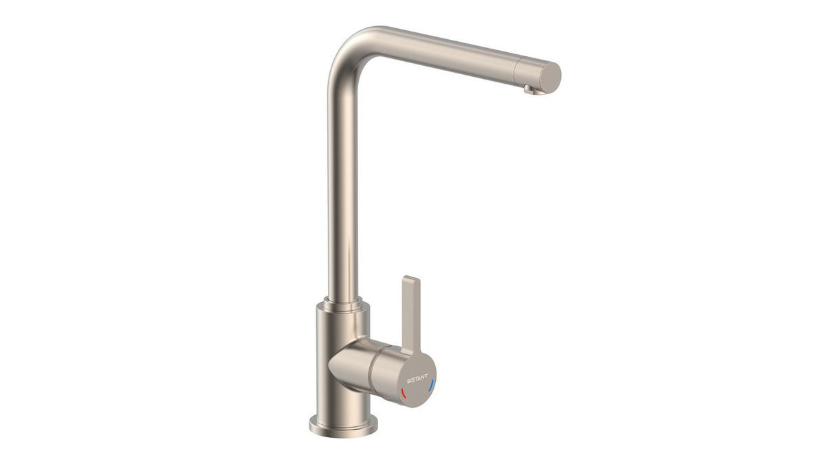 Küchenarmatur Sistant Dublin - Edelstahlfarben, Basics, Metall (33,5cm) - Sistant