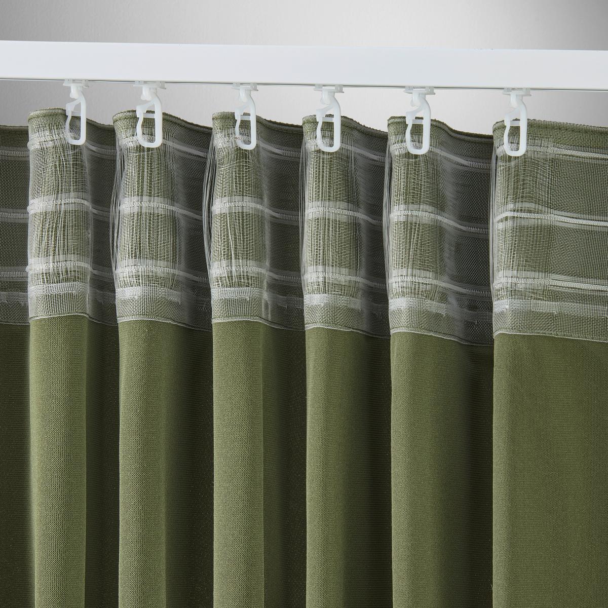 HOTOVÝ ZÁVES BIANCA - zelená, Konventionell, textil (140/245cm) - Modern Living