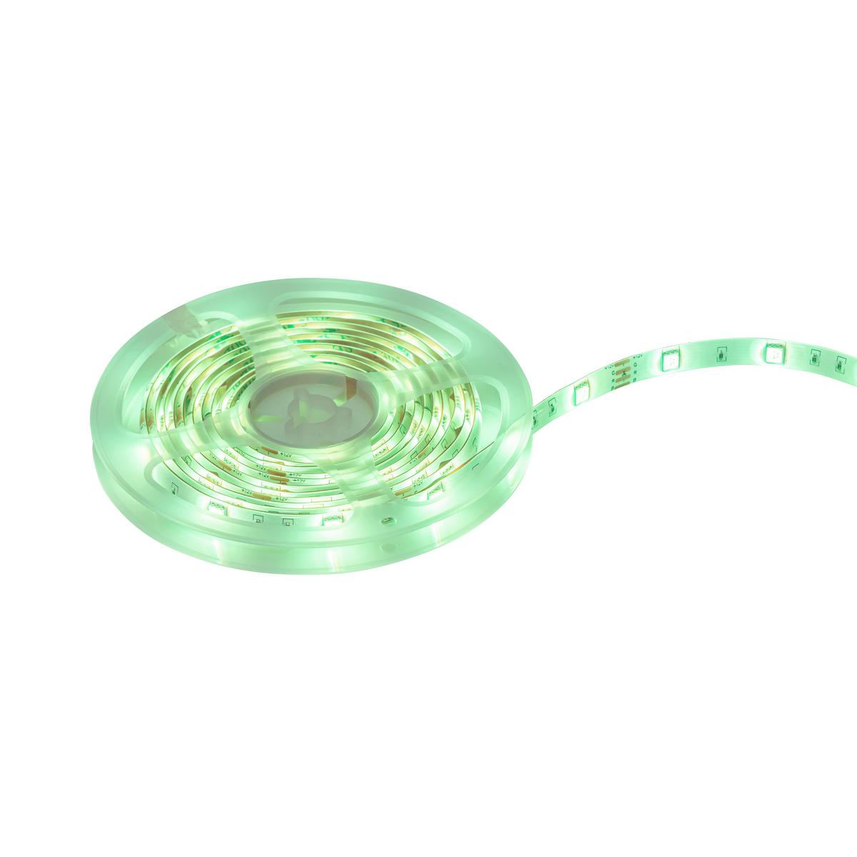 Led Díszlámpa Thore Kb. 300cm - fekete/fehér, Modern, műanyag (300cm) - Luca Bessoni