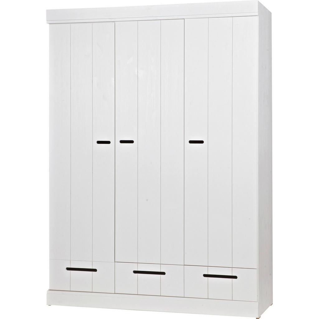 Drehtürenschrank Connect, Weiß B: 140 Cm