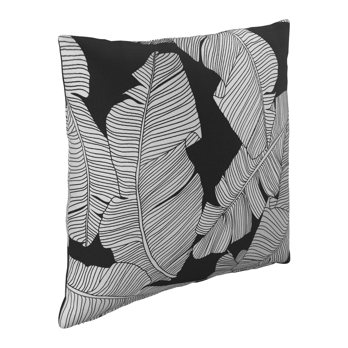 VONKAJŠÍ VANKÚŠ NATALIA - čierna/biela, Modern, textil (45/45/10cm) - Bessagi Garden
