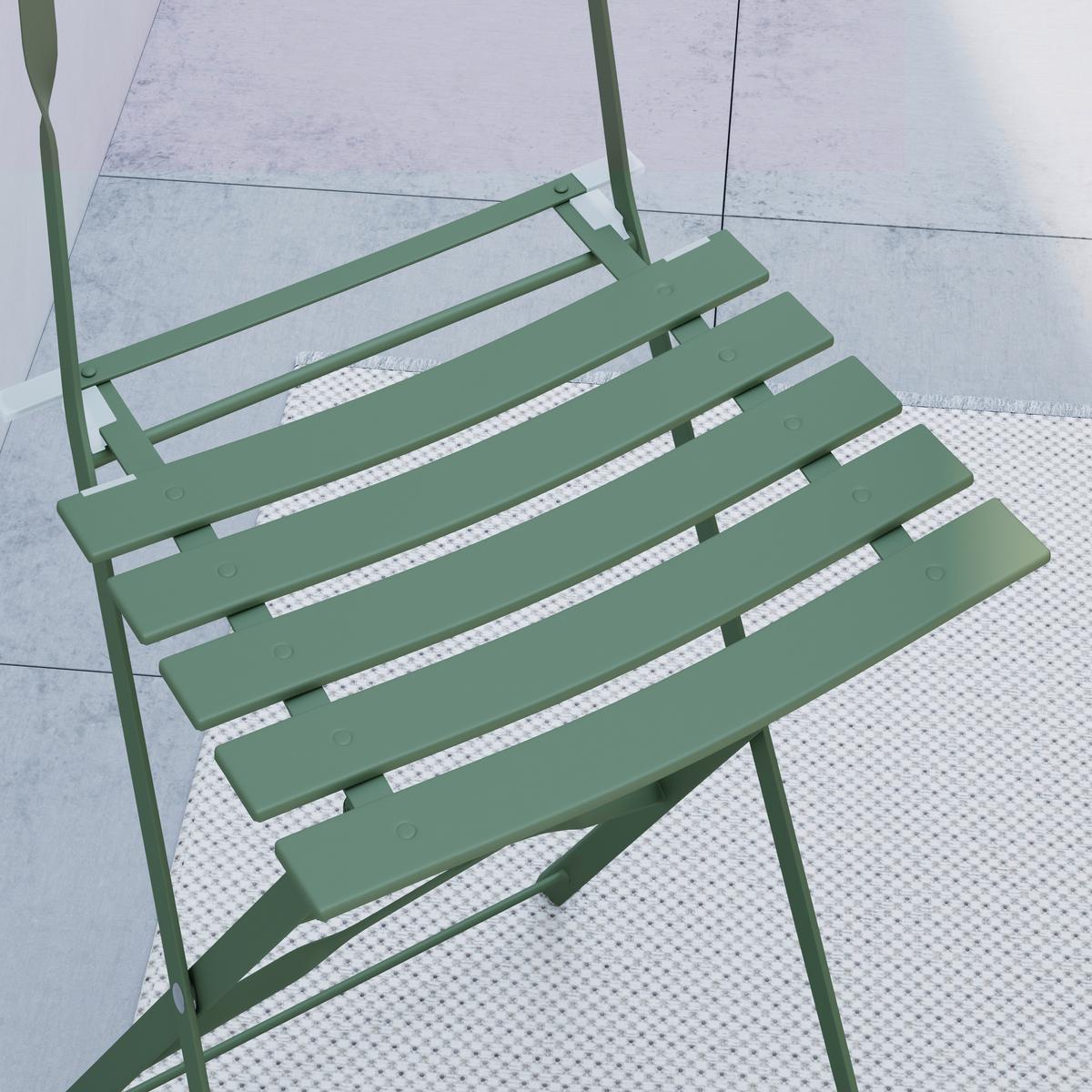 SADA NA BALKON SONJA 1 - zelená, Basics, kov (60/71/60cm) - Mömax