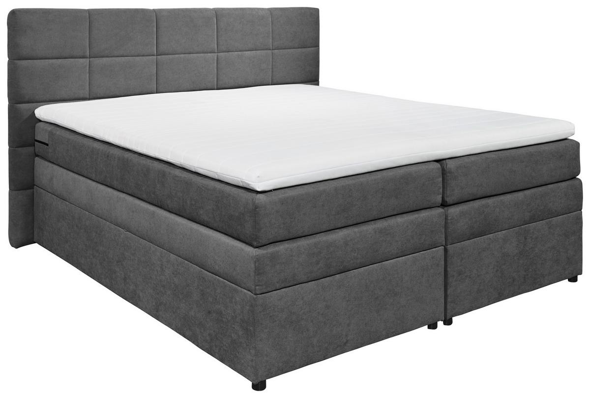 Boxspringbett Mit Topper & Bettkasten 180x200 Tacoma 3 - Schlammfarben, KONVENTIONELL, Kunststoff (180/200cm) - MID.YOU