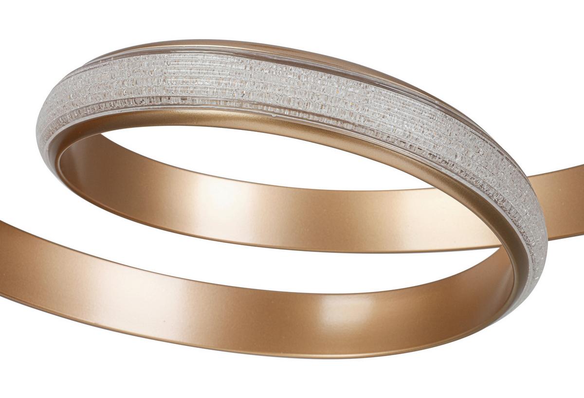 LED-Hängeleuchte Ceylan - Cappuccino, Basics, Kunststoff/Metall (50/120cm) - Luca Bessoni