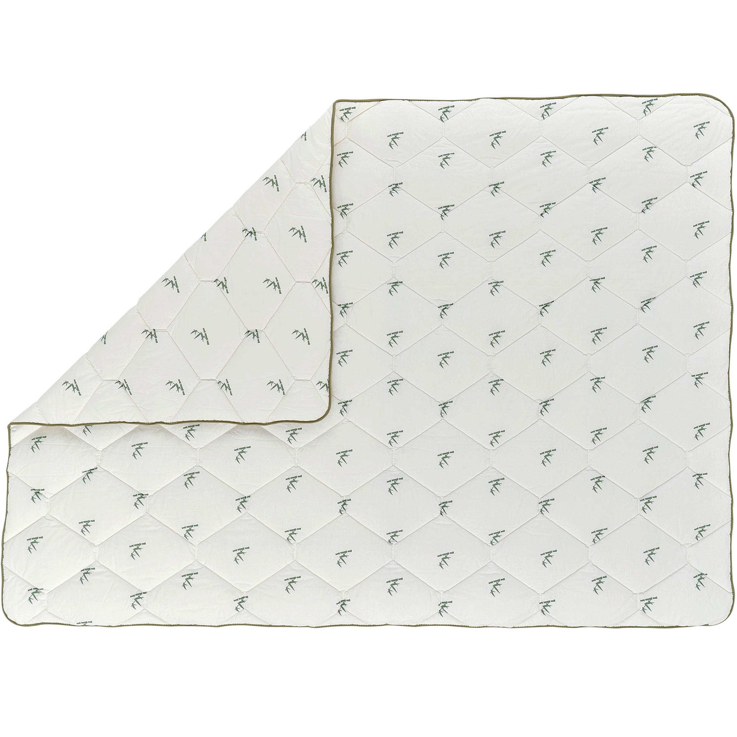 Bettdecke Bamboo Leicht 200x200x3 cm Atmungsaktiv - Weiß, Basics, Textil (200/200/3cm) - Yatas