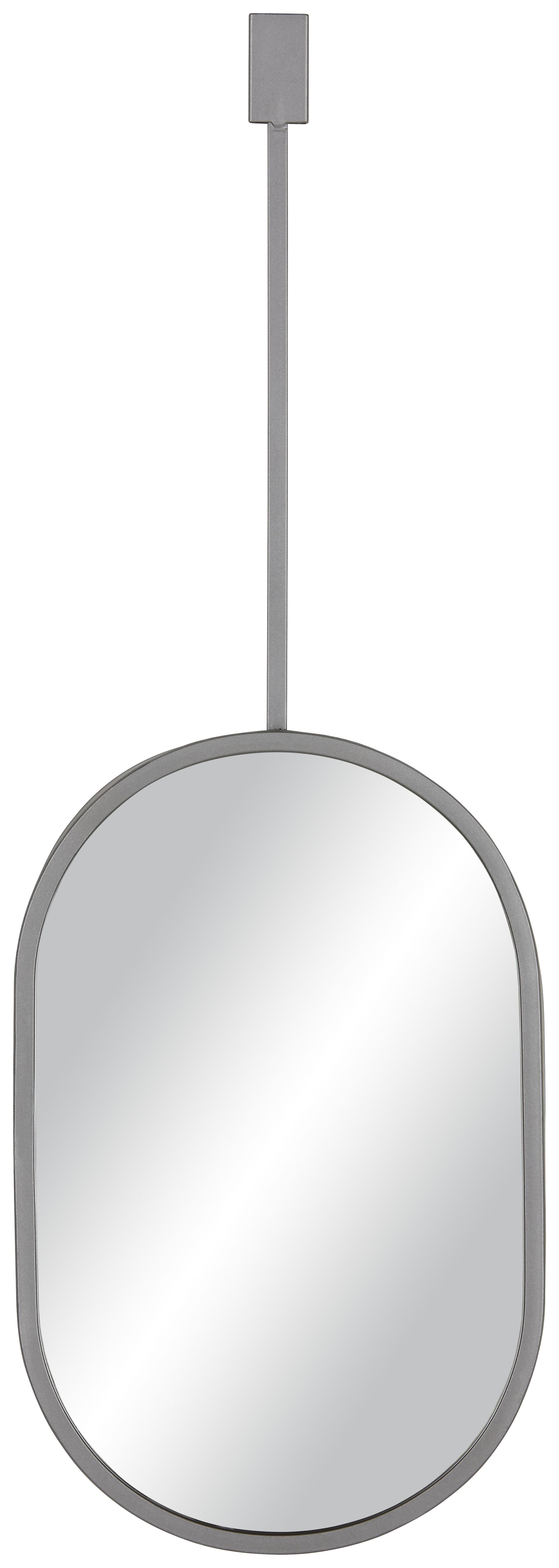 Nástenné Zrkadlo Potpourri -Trend- - sivá, Moderný, kov/sklo (25,5/76/4cm) - Modern Living