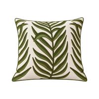 DEKORAČNÝ VANKÚŠ ALLOVER FARN - zelená, Basics, textil (45/45cm)