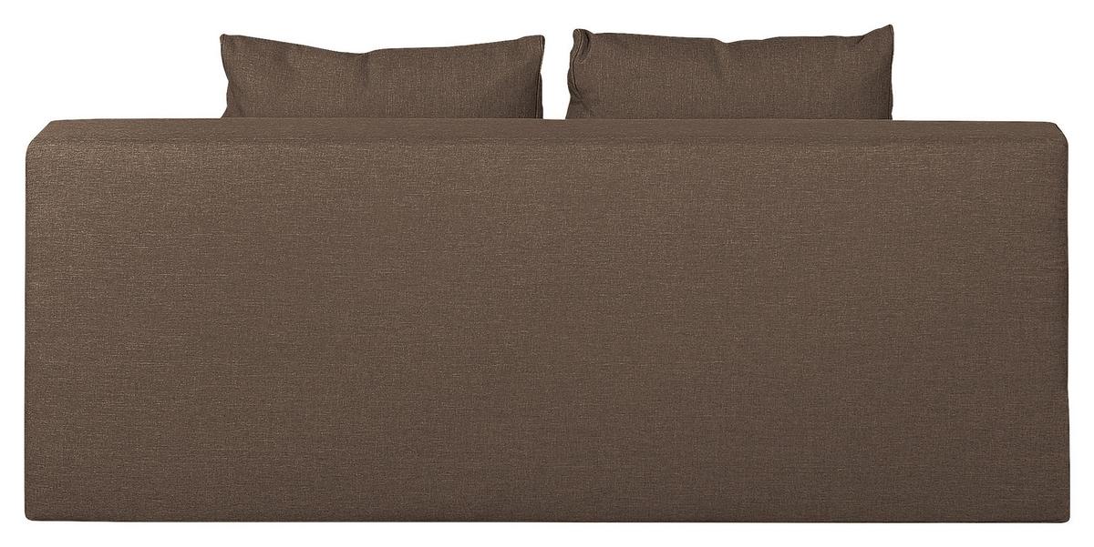 Schlafsofa Dingo, Braun B: 202 cm - Dunkelbraun/Braun, Design, Textil (202/85/110cm) - MID.YOU