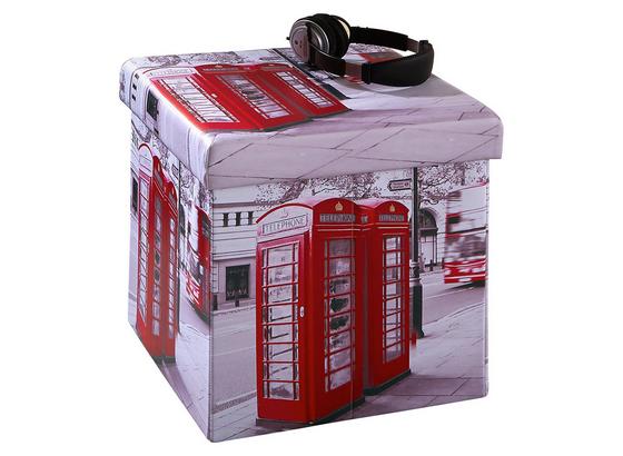 Sitzbox London - Multicolor, MODERN, Holzwerkstoff/Textil (38/38/38cm) Sitzbox London - Multicolor, MODERN, Holzwerkstoff/Textil (38/38/38cm)
