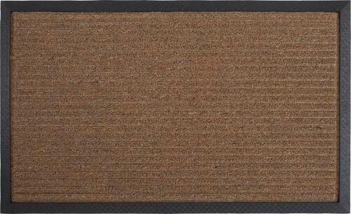 DVEŘNÍ ROHOŽKA Ingo 2, 40/60cm - černá/hnědá, Moderní, plast (40/60cm) - Mömax
