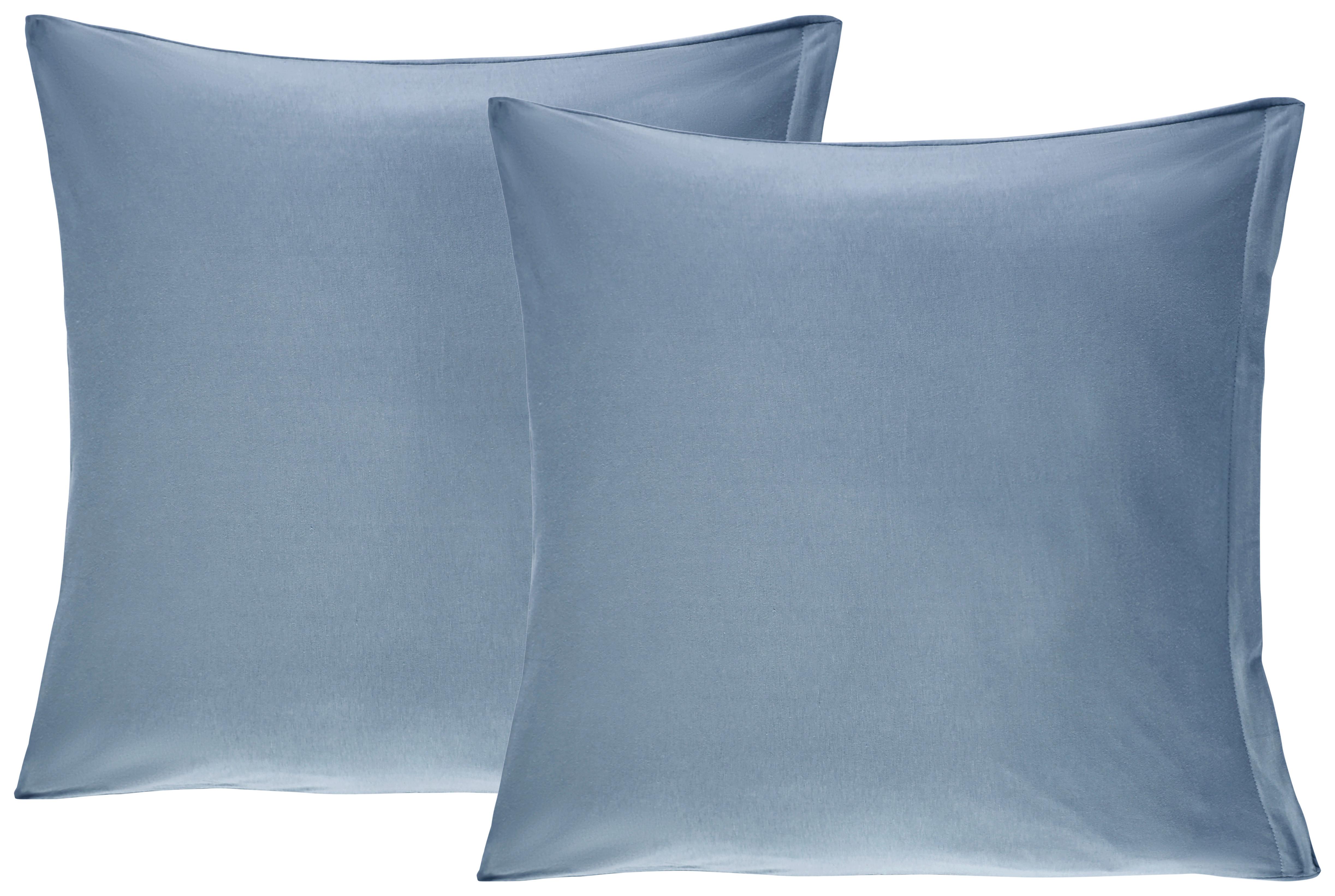 Díszpárnahuzat Kb. 40/40cm - kék, Konventionell, textil (40/40cm) - Ele