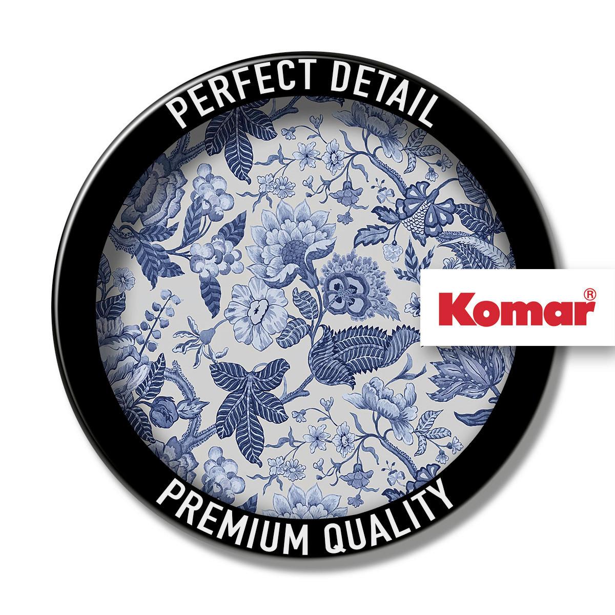 Fototapete Inx4-034 Bleuet - Blau/Weiß, Trend (200/280cm) - Komar